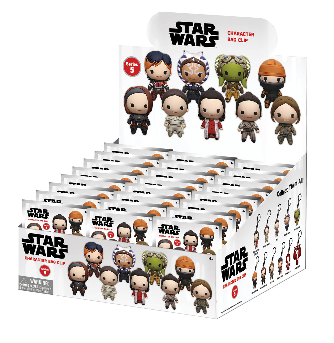 STAR WARS - Woman of Star Wars - 3D Foam Bag Clip (Display 24 Pcs)