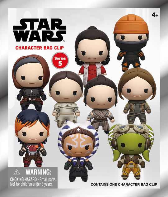 STAR WARS - Woman of Star Wars - 3D Foam Bag Clip (Display 24 Pcs)