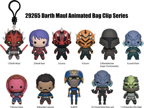 MAUL SHADOW LORD - Series 1 - 3D Foam Bag Clip (Display 24 Pcs)
