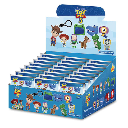 TOY STORY 5 - Series 1 - 3D Foam Bag Clip (Display 24 Pcs)