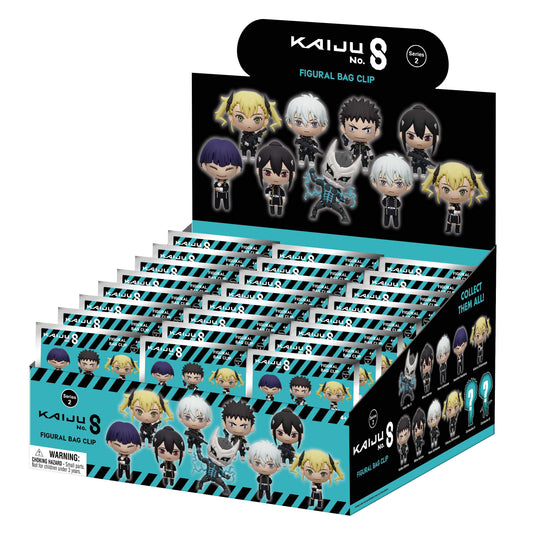 KAIJU NO. 8 - Series 2 - 3D Foam Bag Clip (Display 24 Pcs)
