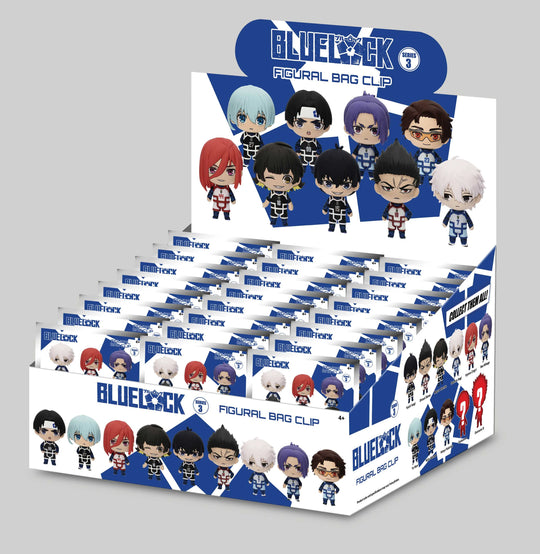 BLUE LOCK - Series 3 - 3D Foam Bag Clip (Display 24 Pcs)