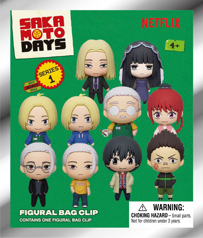 SAKAMOTO DAYS - Series 1 - 3D Foam Bag Clip (Display 24 Pcs)