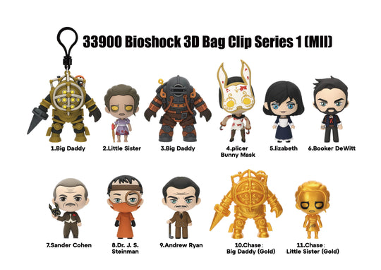 BIOSHOCK - Series 1 - 3D Foam Bag Clip (Display 24 Pcs)