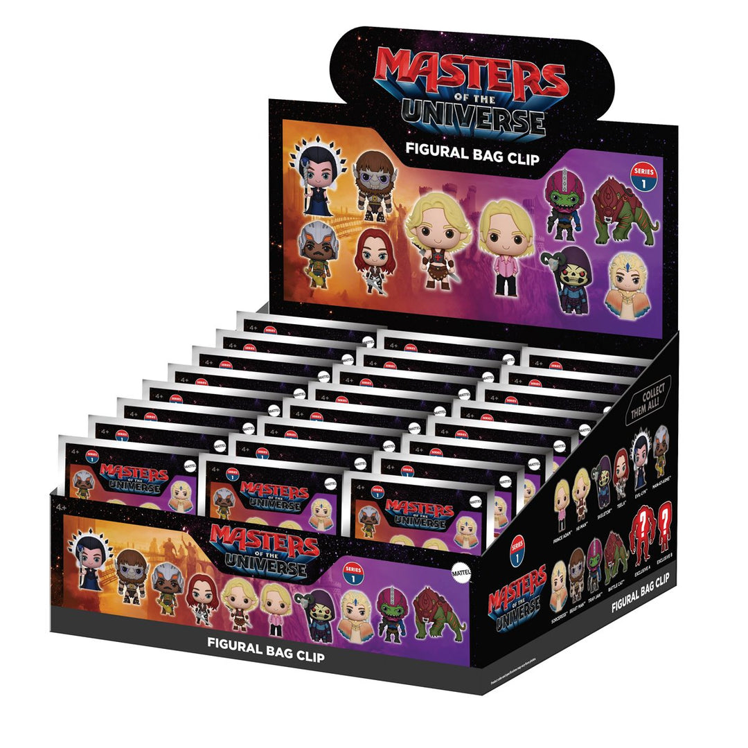 MASTERS OF UNIVERSE MOVIE -Series 1 -3D Foam Bag Clip (Display 24 Pcs)
