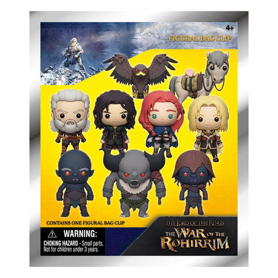 LORD OF THE RINGS WAR ROHIRIM- 3D Foam Bag Clip (Display 24 Pcs)