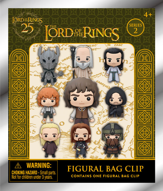 LORD OF THE RING - Series 2 - 3D Foam Bag Clip (Display 24 Pcs)