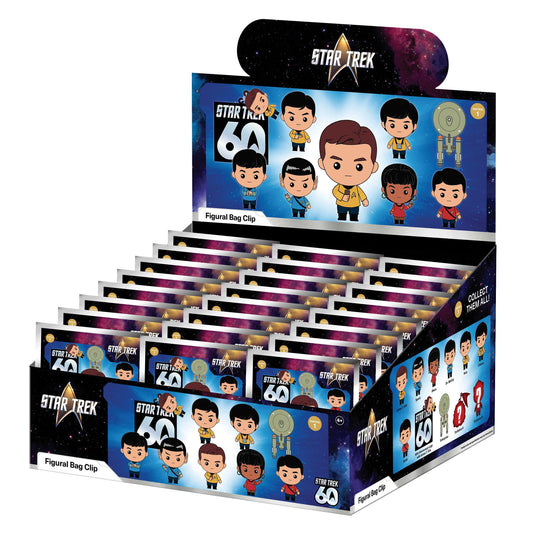 STAR TREK - Series 1 - 3D Foam Bag Clip (Display 24 Pcs)