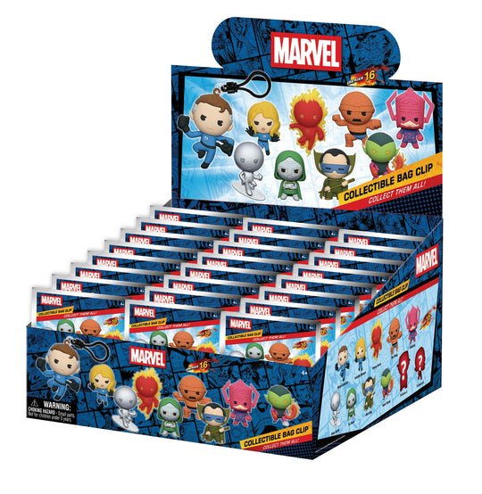FANTASTIC FOUR - 3D Foam Bag Clip (Display 24 Pcs)