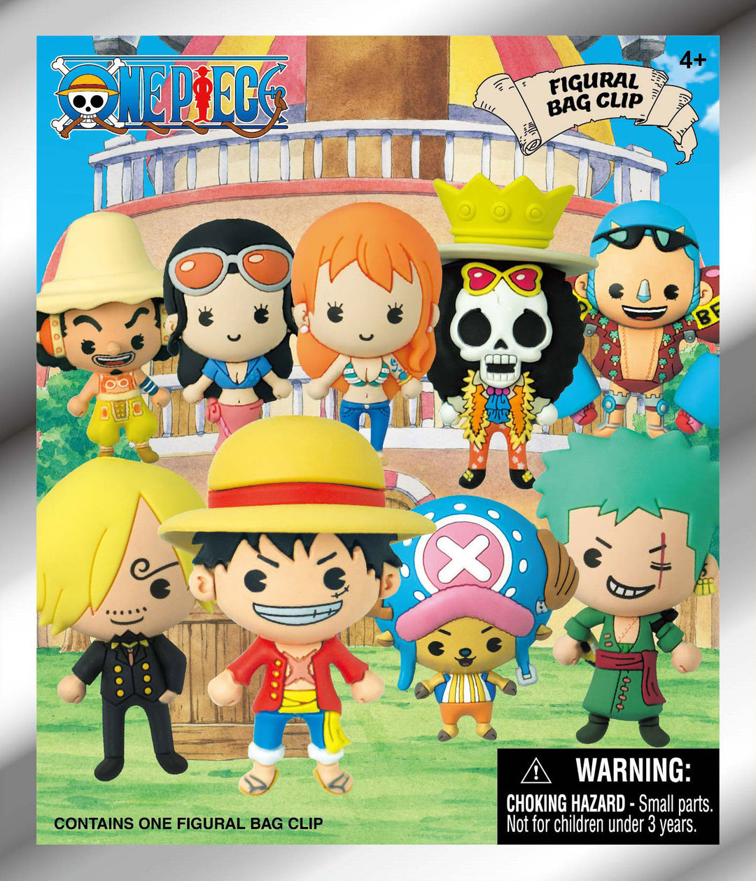 ONE PIECE - Series 1 - 3D Foam Bag Clip (Display 24 Pcs)
