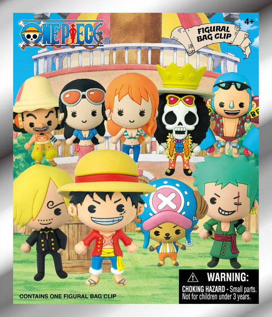 ONE PIECE - Series 1 - 3D Foam Bag Clip (Display 24 Pcs)
