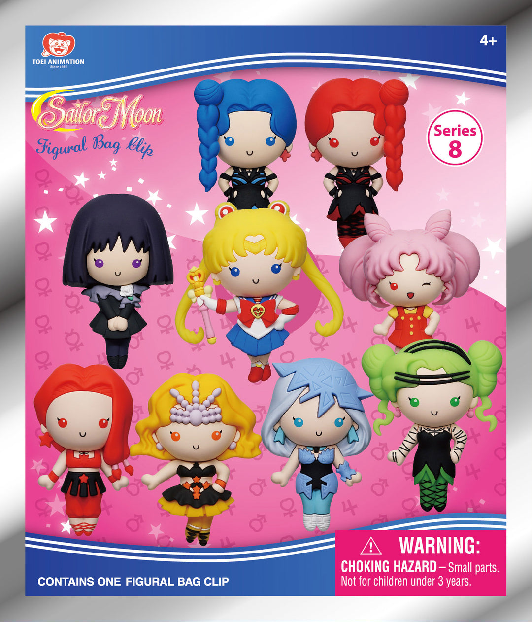 SAILOR MOON - Series 8 - 3D Foam Bag Clip (Display 24 Pcs)