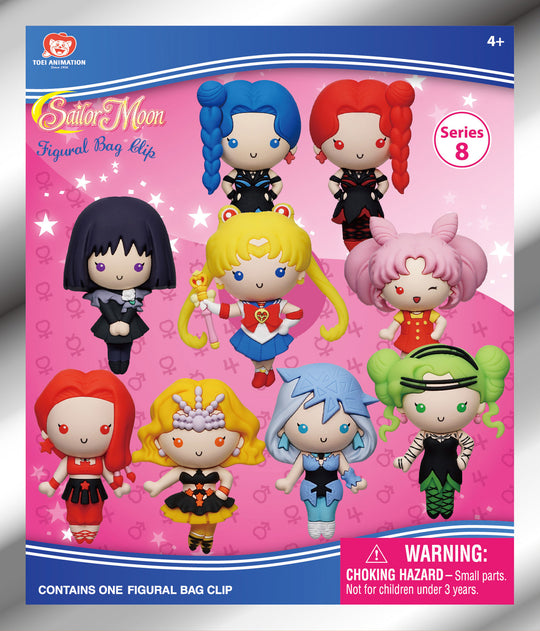 SAILOR MOON - Series 8 - 3D Foam Bag Clip (Display 24 Pcs)