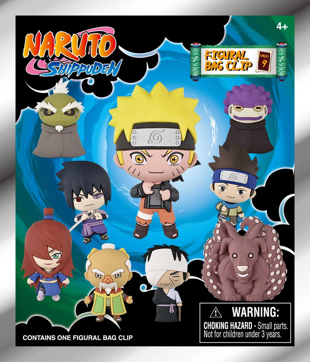 NARUTO - Series 9 - 3D Foam Bag Clip (Display 24 Pcs)