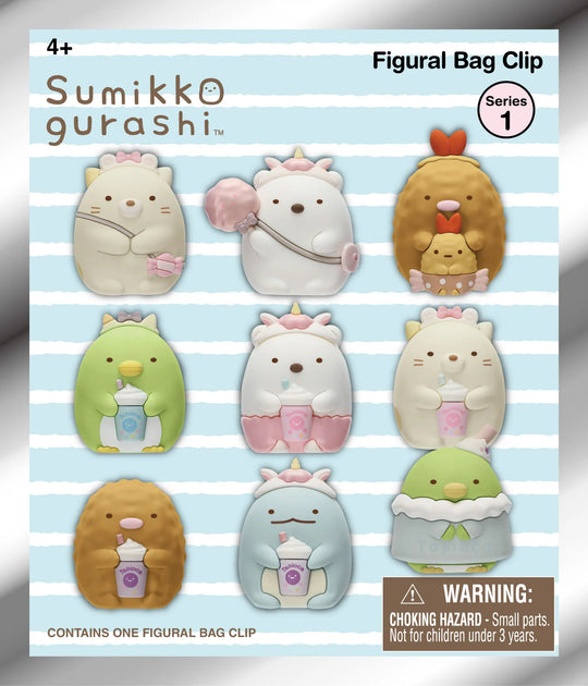 SUMIKKO GURASHI - Series 1 - 3D Foam Bag Clip (Display 24 Pcs)