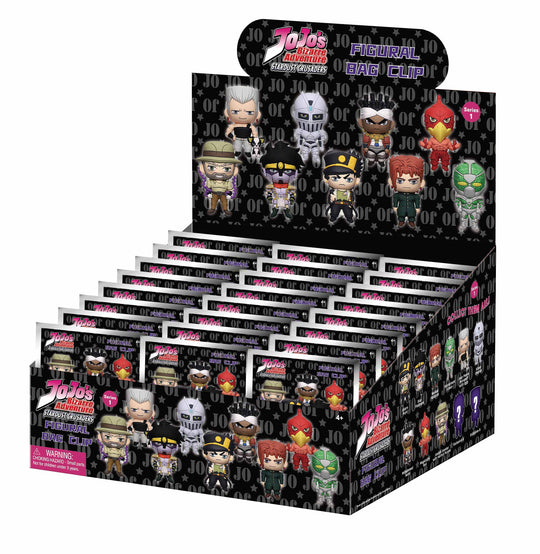 JOJO'S BIZARRE ADVENTURE - Series 1 -3D Foam Bag Clip (Display 24 Pcs)