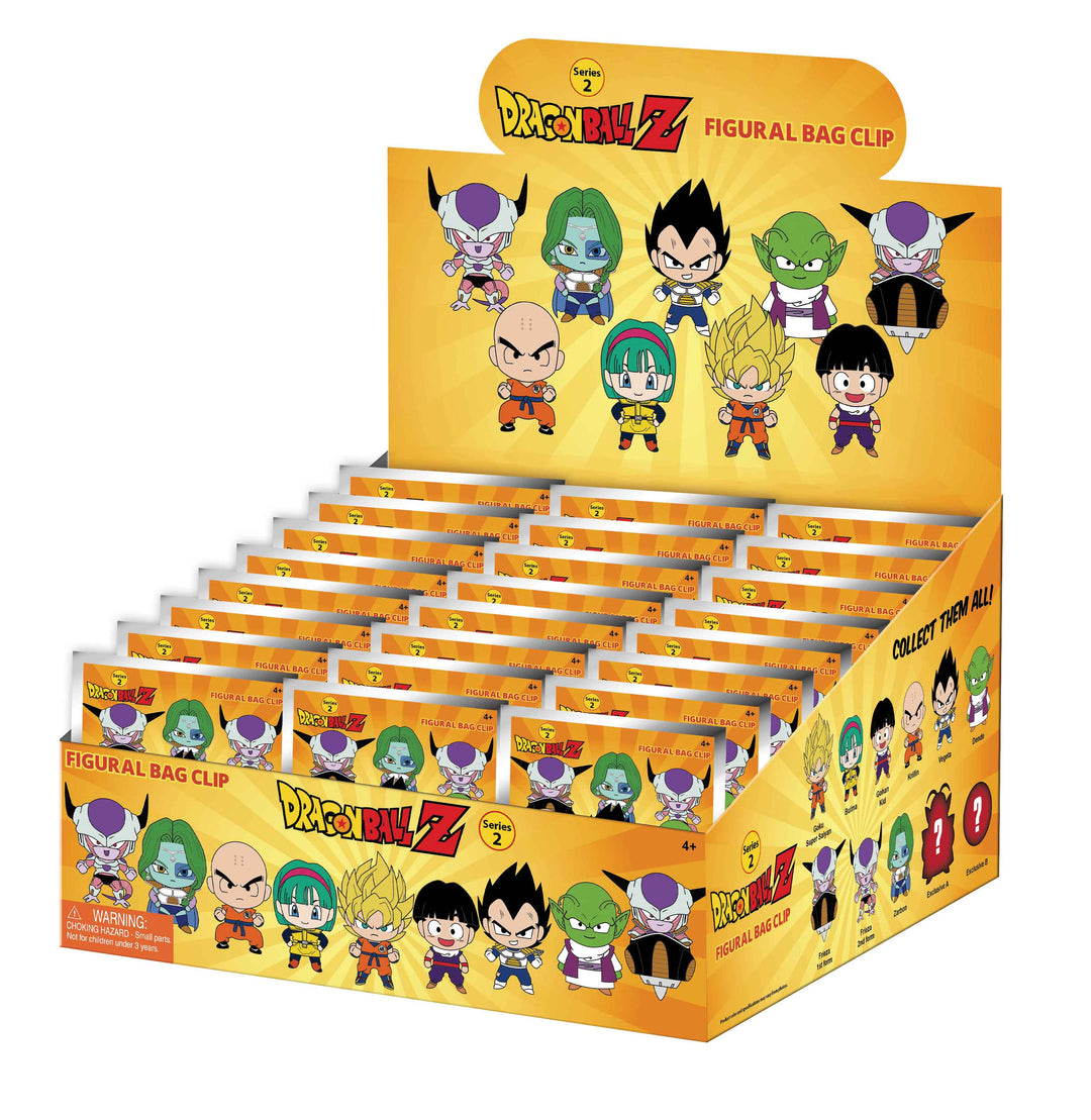 DRAGON BALL Z - Series 2 - 3D Foam Bag Clip (Display 24 Pcs)