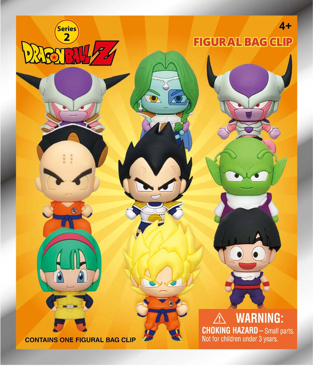 DRAGON BALL Z - Series 2 - 3D Foam Bag Clip (Display 24 Pcs)