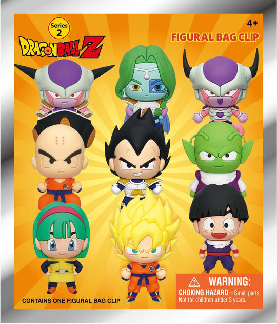 DRAGON BALL Z - Series 2 - 3D Foam Bag Clip (Display 24 Pcs)