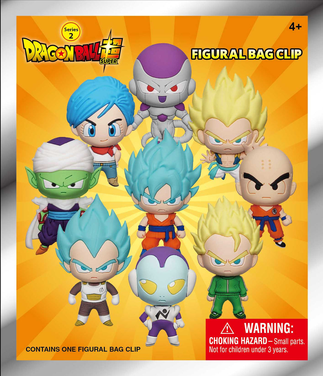 DRAGON BALL SUPER - Series 2 - 3D Foam Bag Clip (Display 24 Pcs)