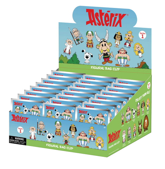ASTERIX - Series 1 - 3D Foam Bag Clip (Display 24 Pcs)