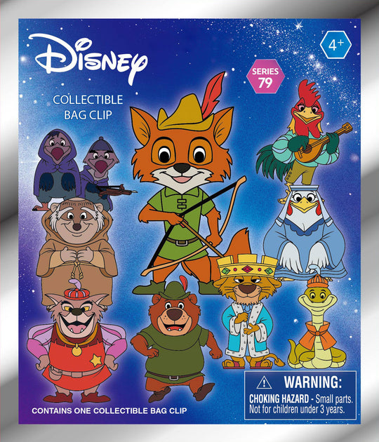 ROBIN HOOD - Series 79 - 3D Foam Bag Clip (Display 24 Pcs)