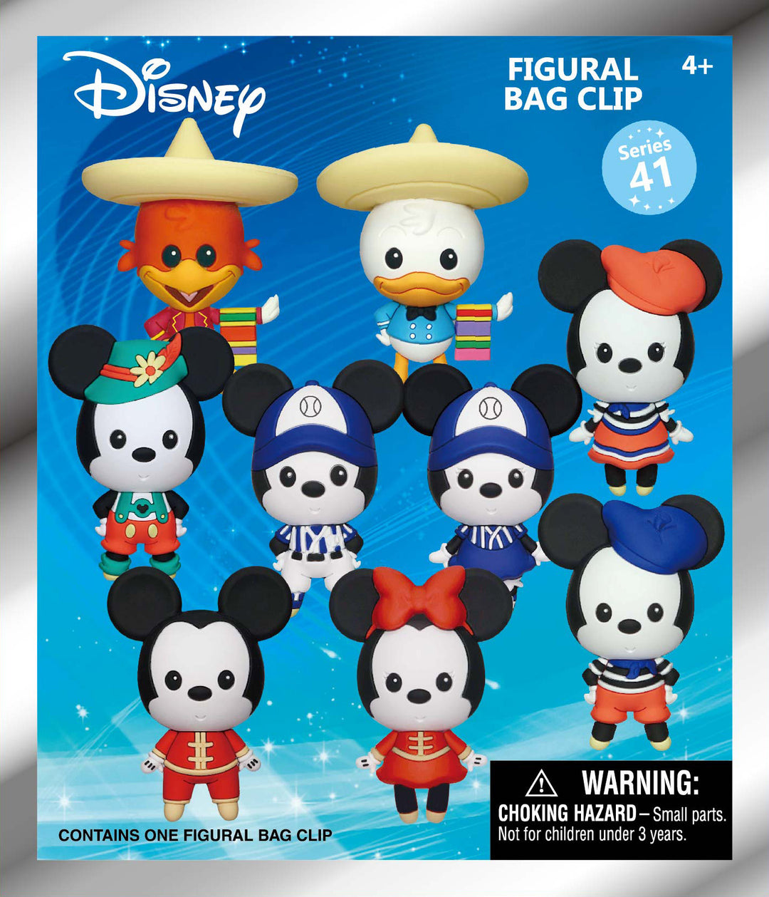 MICKEY & MINNIE - Series 1 - 3D Foam Bag Clip (Display 24 Pcs)