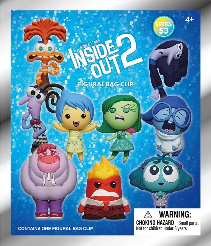 INSIDE OUT 2 - Series 1 - 3D Foam Bag Clip (Display 24 Pcs)