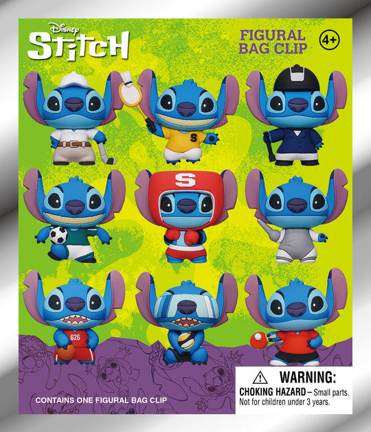 STITCH SPORT - Series 1 - 3D Foam Bag Clip (Display 24 Pcs)
