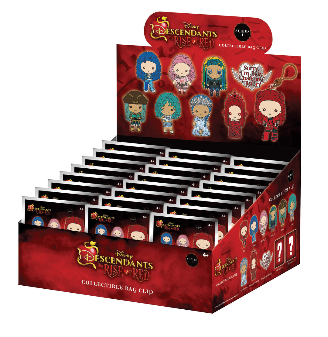DESCENDANTS - Series 1 - 3D Foam Bag Clip (Display 24 Pcs)
