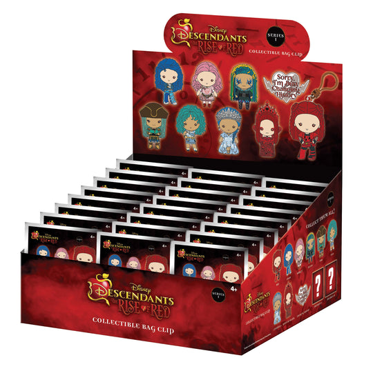 DESCENDANTS - Series 1 - 3D Foam Bag Clip (Display 24 Pcs)