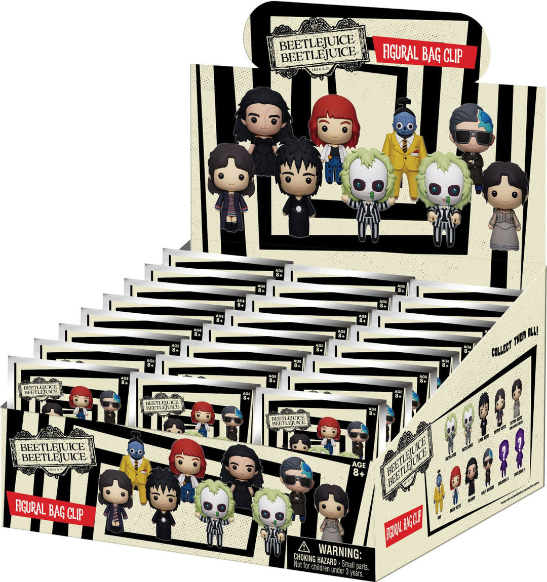 BEETLEJUICE 2 - Series 1 - 3D Foam Bag Clip (Display 24 Pcs)