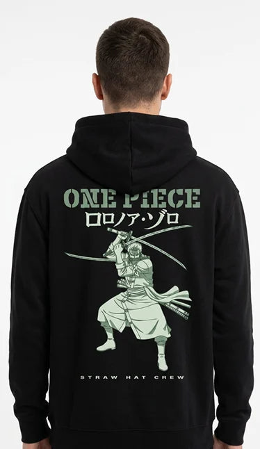 ONE PIECE - Zoro Swords Pose - Hoodie Men (S)