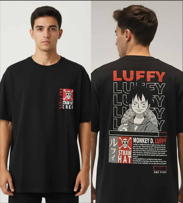 ONE PIECE - Monkey D. Luffy - T-Shirt Men (M)