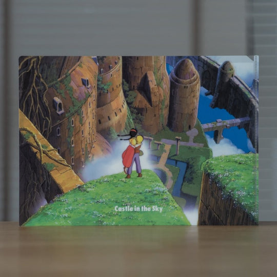 CASTLE IN THE SKY - Aerial Garden - A4 Size Clear Poster 305x220mm