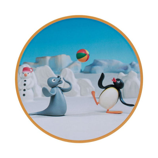 PINGU - 4 Embossed Metal Coasters