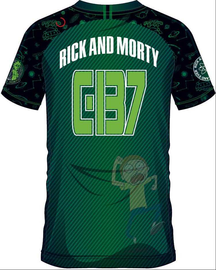 RICK & MORTY - Rick & Morty 13 - Soccer Jersey Men (XXL)