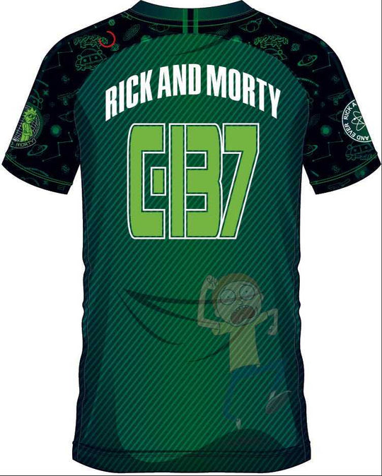 RICK & MORTY - Rick & Morty 13 - Soccer Jersey Men (M)