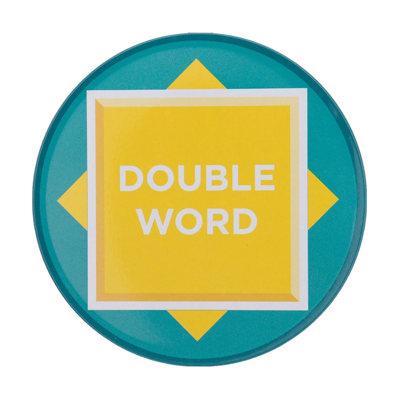 SCRABBLE - 4 Embossed Metal Coasters