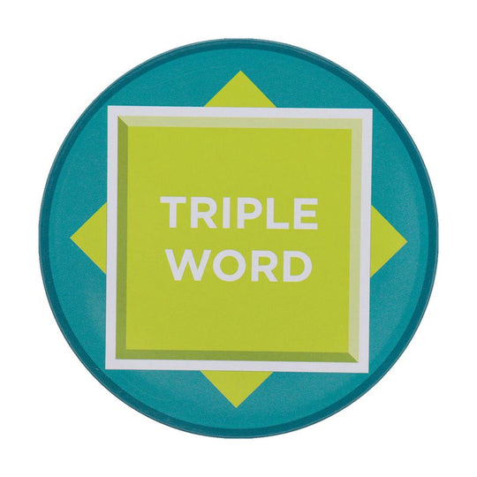 SCRABBLE - 4 Embossed Metal Coasters