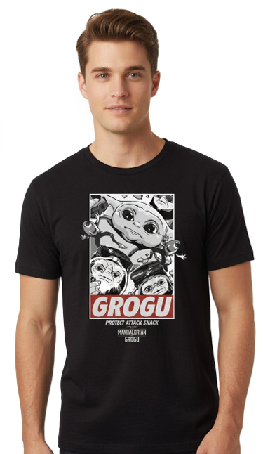 MANDALORIAN & GROGU - Protect Attack Snack - T-Shirt (XXL)