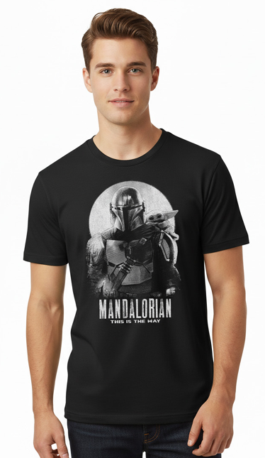 MANDALORIAN & GROGU - This is the way - T-Shirt (M)