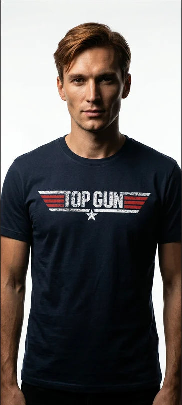 TOP GUN - Logo - T-Shirt Men (XXL)