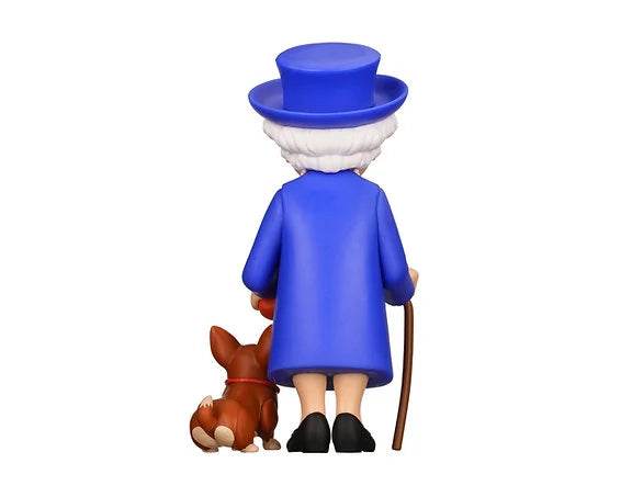 CELEBRITY - Queen Elizabeth II with her Corgi - Figure Minix 12cm