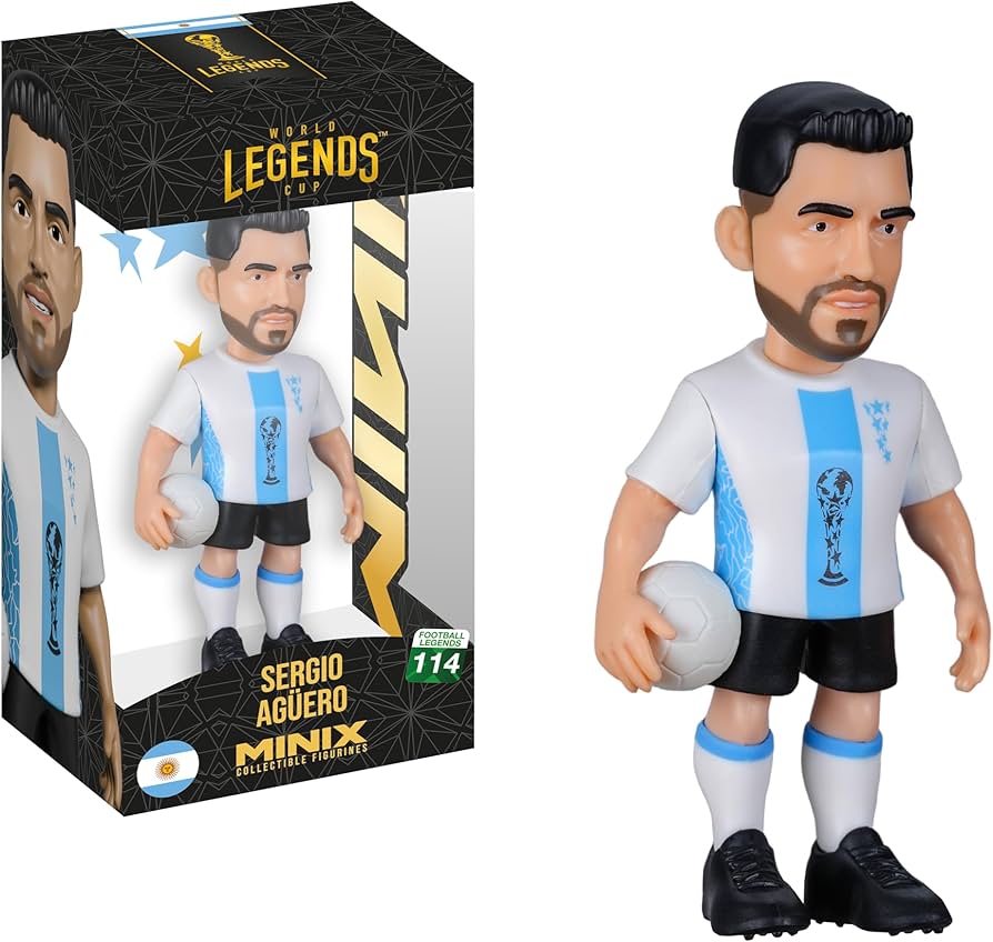 ARGENTINA - Agüero - Figure Minix World Legends Cup 12cm