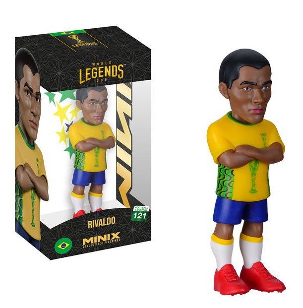 BRAZIL - Rivaldo - Figure Minix World Legends Cup 12cm