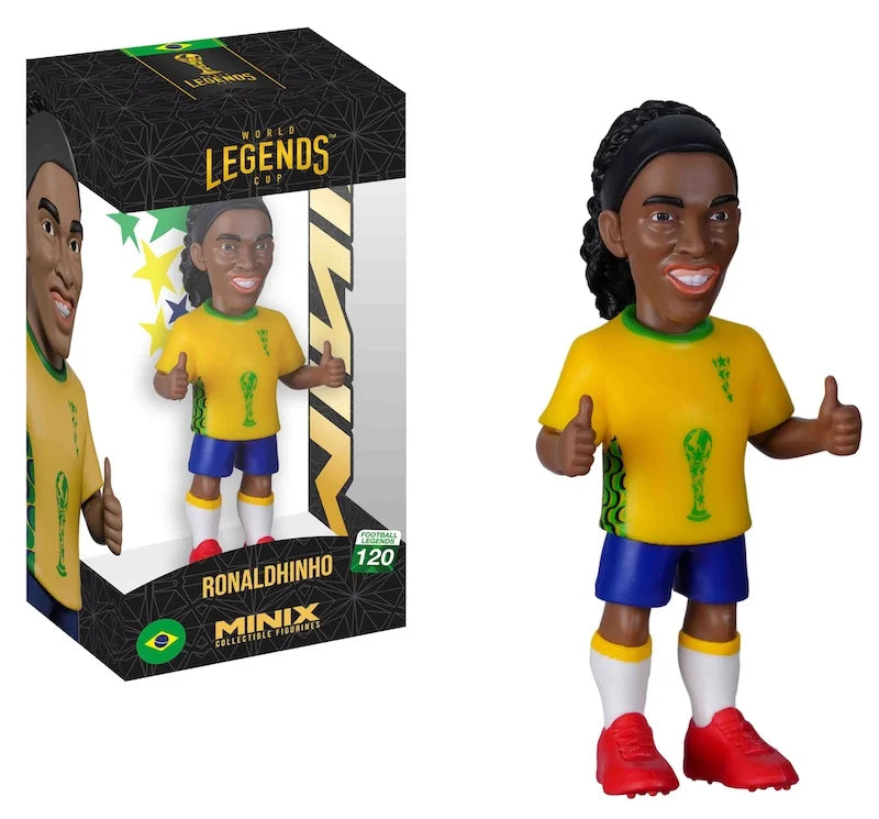 BRAZIL - Ronaldinho - Figure Minix World Legends Cup 12cm