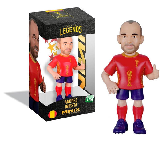 SPAIN - Iniesta - Figure Minix World Legends Cup 12cm