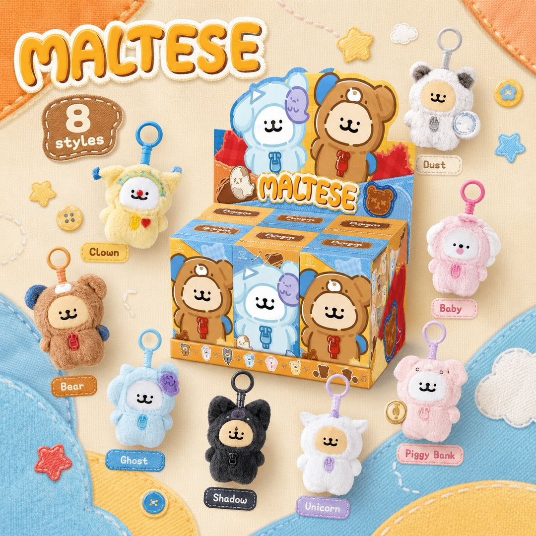 MALTESE - My Good Buddy - Blind Box 6 Set of Vinyl Plush