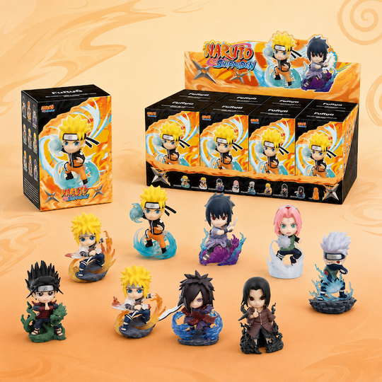 NARUTO SHIPPUDEN - Great Ninja Vol 1 - Blind Box Set 8 Figurine 10cm